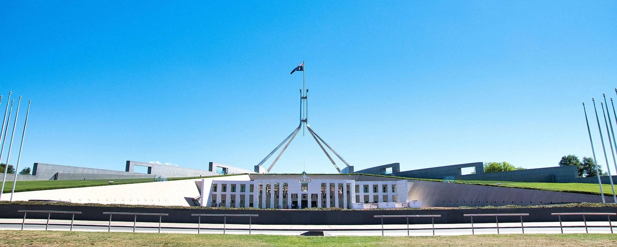 Canberra Australia, parliament house image where Vertical Scope Group (VSG) provide regular ICT and Cyber security services to government and corporate clients